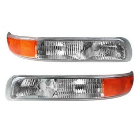 National RV Sea Breeze 2003-2007 RV Motorhome Pair (Left & Right) Replacement Front Lamps Turn Signal Lights
