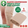 Wrap Strap Knee Support Elastic Protection Comfort Support Muscles -Size