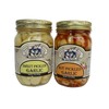 Amish Wedding All-Natural Hot and Sweet Pickled Garlic 15 Ounces
