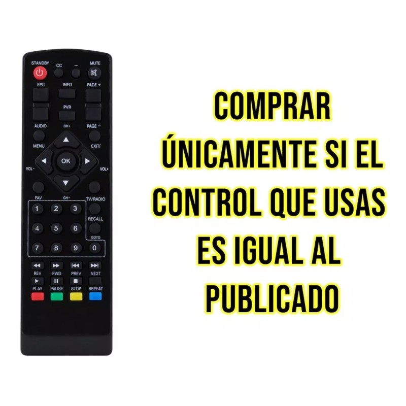 Control Remoto Qfx Para Decodificador