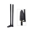 Drfeify Snag Bar Ears, Black Durable Aluminium Snag Bar Ears