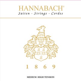 Hannabach Classical Guitar String E6 Series 1869 Carbon/Gold MHT - 18696MHT