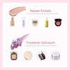 EUDUQ 8-Piece Make Up Sponge Set, Beauty Blender Large Make