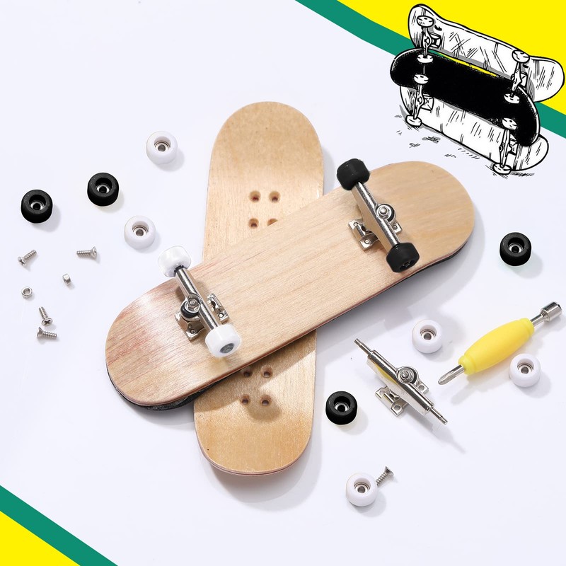 16 Pcs Standard Fingerboard Tool Set CNC Lathed Fingerboard Bearing