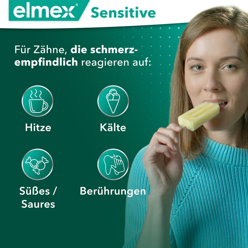 elmex SENSITIVE Toothpaste, Twin Pack