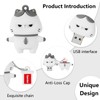 GARRULAX USB Flash Drives, 16GB/32GB/64GB/128GB Silicone USB2.0 High Speed Thumb