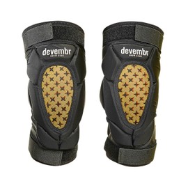 devembr Protective Knee Pads for Snowboard, Skate, Ski - Designed for Winter Sports - Double Padding Protection, Cold Resistant - S