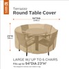 Classic Accessories Terrazzo Round Patio Table & Chair Set Cover,