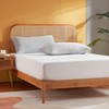 Sonive Fitted Sheet 140 x 200 cm, Breathable Bed Sheet