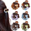 MOTIBACK 6 Pack Small Hair Claw Clips for Women, Acrylic