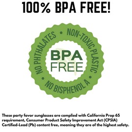 Edge I-Wear 8 Pack Bulk 80’s Style Neon Party Sunglasses Bridal Party Favors for Adult 5402R-SET-8