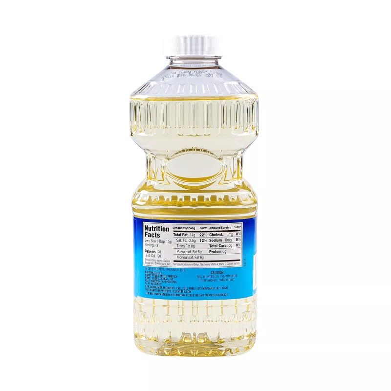 Planters 24 Fl Oz Peanut Oil Vegetable Edible Oil Pack