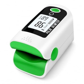ZUBA Oxímetro De Pulso Digital SpO2 Y Frecuencia Cardíaca Adultos Y Niños (VERDE)                                                                     