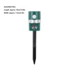 Ultrasonic Solar Animal Repeller Professional LED Solar Powered Bird Repeller