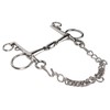 Stainless Steel Horse Pelham Bit Gnaw Resistant Ease of Control