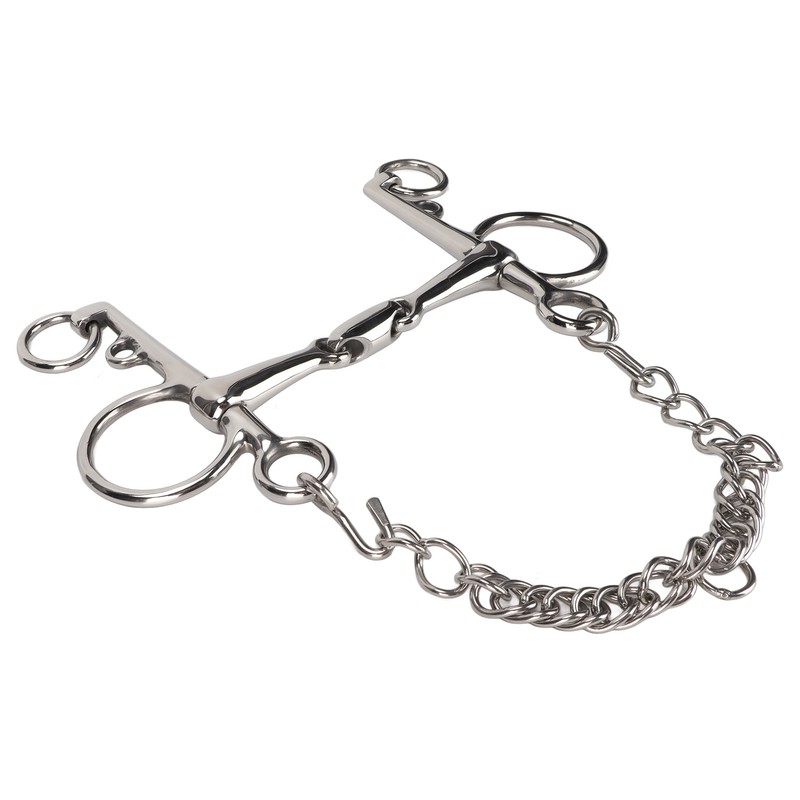 Stainless Steel Horse Pelham Bit Gnaw Resistant Ease of Control