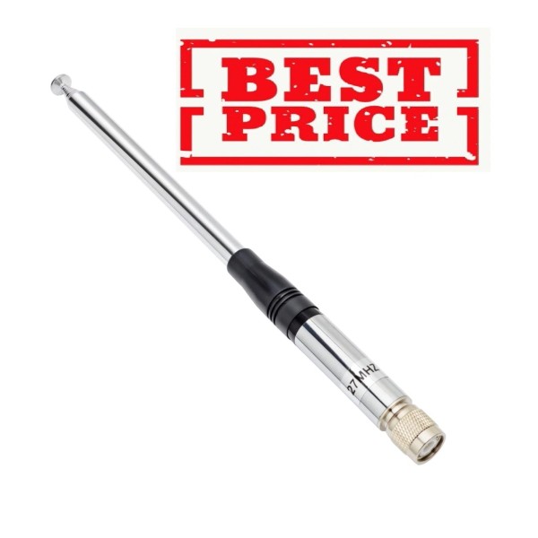 Unbranded Telescopic CB Antenna for President Randy II/III: 51in TNC
