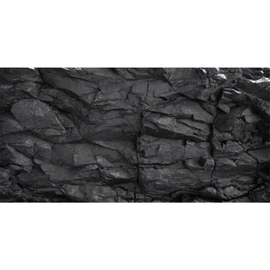 AWERT 72x24 inches Stone Aquarium Background Black Rock Fish Tank Background Rocky Terrarium Background Vinyl