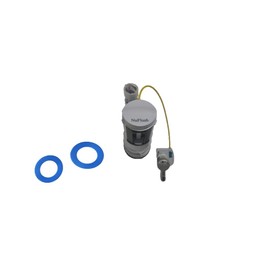 Dual Flush Cable Flush Valve. Two inch Flush Hole for Two piece toilets with adjustable overflow tube, Two Extra Silicone Seals and Nylon Bolts.