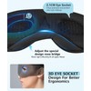 Sleep Headphones Bluetooth 5.4 3D Sleep Mask, up to 15-Hour
