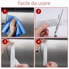 TESSTSY Nastro Catarifrangente Adesivo Bianco 2.5cm x 23m