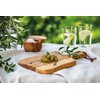 Bisetti 12.2 x 5.5 x 0.5 Inch Rustic Olive Wood