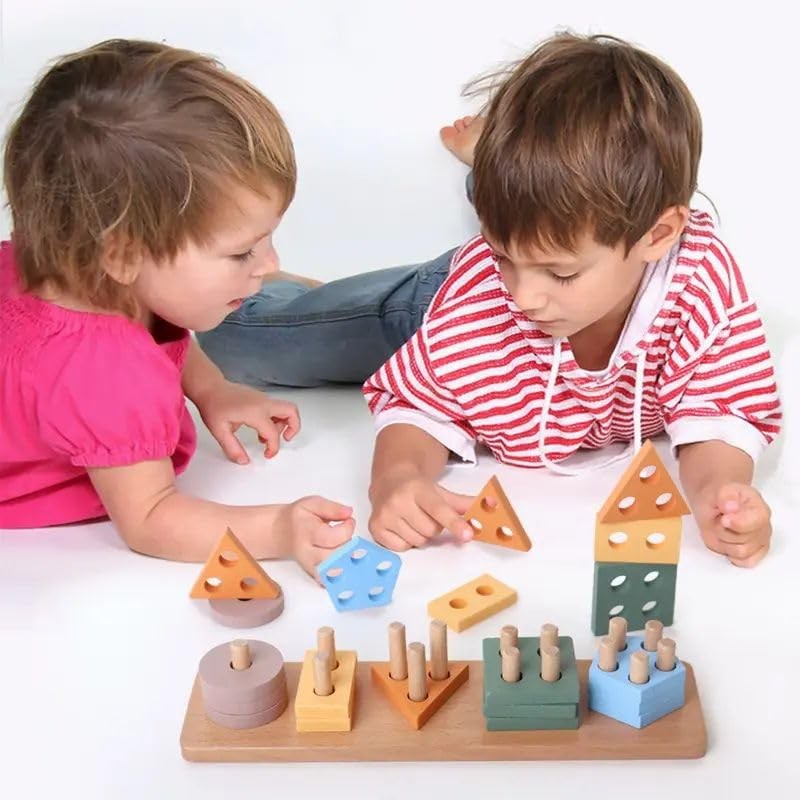 Eckert Wooden Stack and Sorting Toy