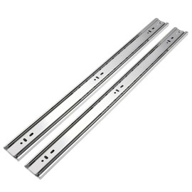 Gobrico 22-inch Drawer Slides Soft Close Ball Bearing Side Mount Drawer Glides 3-Folds Full Extension Heavy Duty Drawer Runners 10 Pairs
