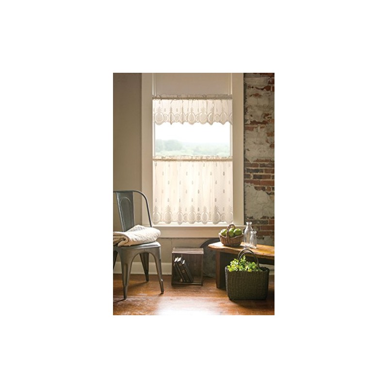 Heritage Lace Welcome Tier, 60 by 24-Inch, Ecru