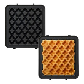 Bruno BOE043-WAFFLE Hot Sand Maker Bake Up To Ear Electric Single Waffle Plate