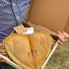 Sepnoic Prayer Bowl Heart Shaped, Prayer Bowl Wooden with Cross,