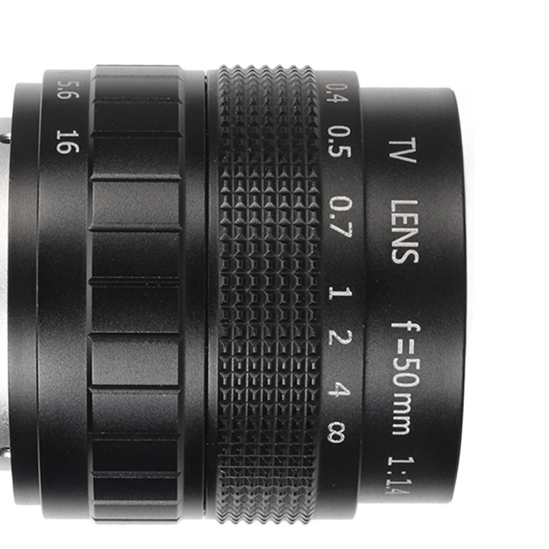 50mm Manual Focus Prime Lens F1.4 C 2/3inch Large Aperture