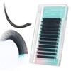 Eyelash Extensions, Ellipse Flat Eyelashes, Matte Black, Single Eyelashes for
