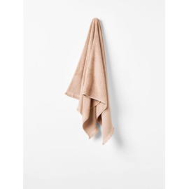 Linen House Aria Cotton/Bamboo Hand Towel 550 GSM, Nude, 40cm x 71cm