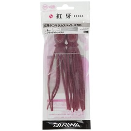 DAIWA Tylava Red Luress Tai Fang Octopus Maracas Bait Mega 6" Bloody Red Glitter Lure