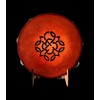 Celtic Knot Tambourine with optional illuminated display stand - Accessory:
