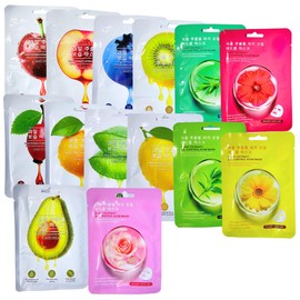 SUPER PACK 30 MASCARILLAS FACIALES COREANAS SURTIDAS RESTAURACION FACIAL, COLAGENO, PEPTIDOS, ACIDO HIALURONICO.