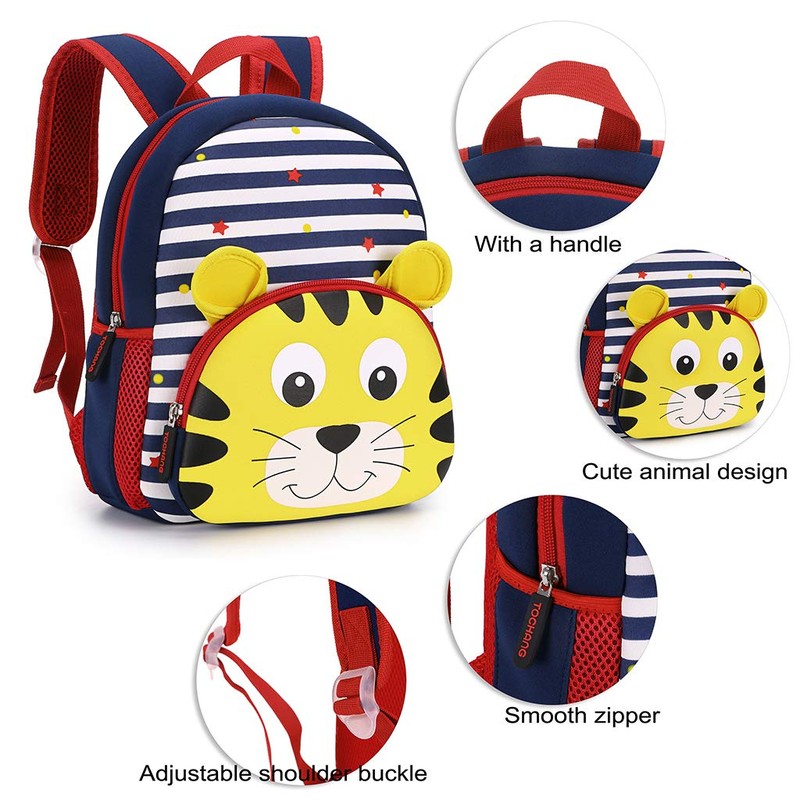 IGNPION Nursery Kids Backpacks Toddle Children School Bag Zoo Lunch