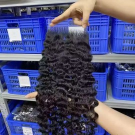 6x6 7x7 hd Lace Closure with Raw Hair Bundles Burmese Curly Hair with Closure 2x6 4x4 5x5 9x6 Closure 13x4 13x6 hd Lace Frontalstyle: burmese curly, color: HD lace 2x6, Stretched Length: 10 inches