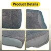 BABERGOU Fabric Cloth Driver Side Bottom Seat Cover Compatible with