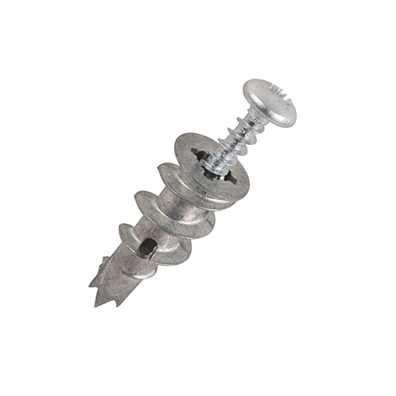 Heavy Duty Metal Self-Drill Plasterboard Fixings with Screws—Superior Tight Grip