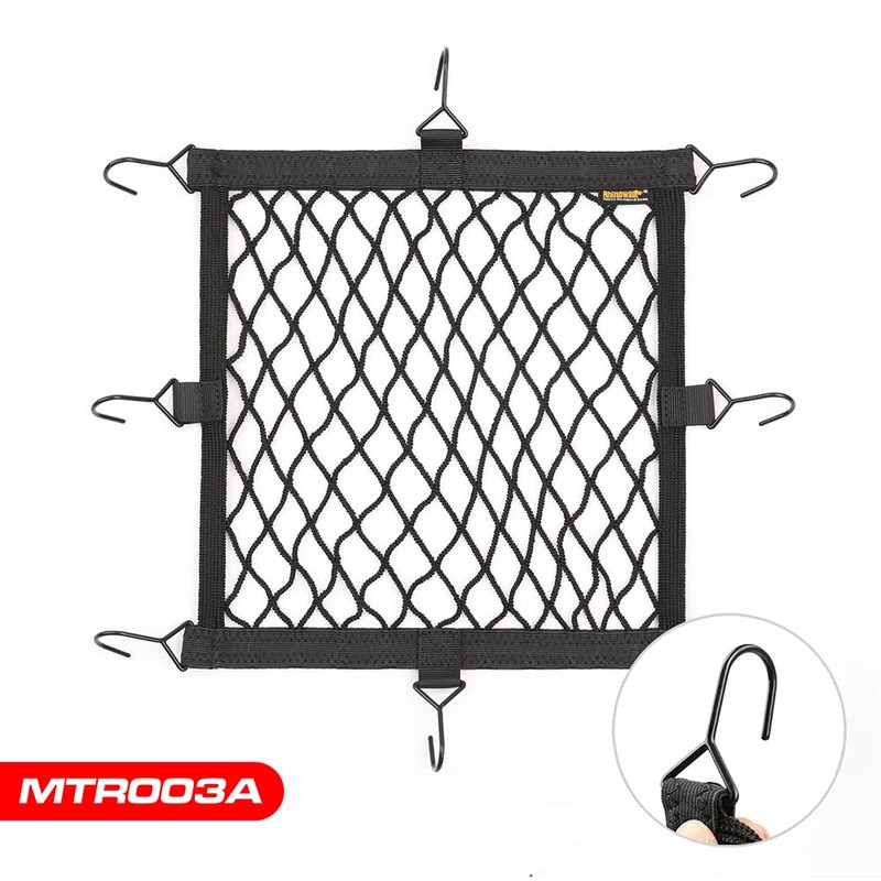 Rhinowalk Motorcycle Luggage Net Cargo Net Helmet Luggage Net with