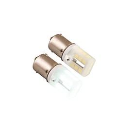 Grand General 70687 1157 LED Bulb White, with Ceramic Heat Sink, 12V/24V, Pair