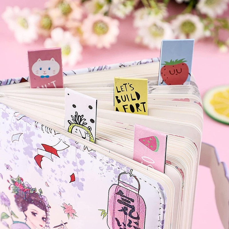 QHFlashbuy Magnetic Bookmarks, Pack of 30 Colourful Cute Magnetic Optical