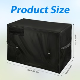 Premium Oxford Cloth Outdoor Pool Equipment Cover for Heat Pump, Excellent Waterproof Protection for Winter