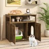 PETSITE Cat Litter Box Enclosure, Farmhouse Litterbox Enclosure Furniture with