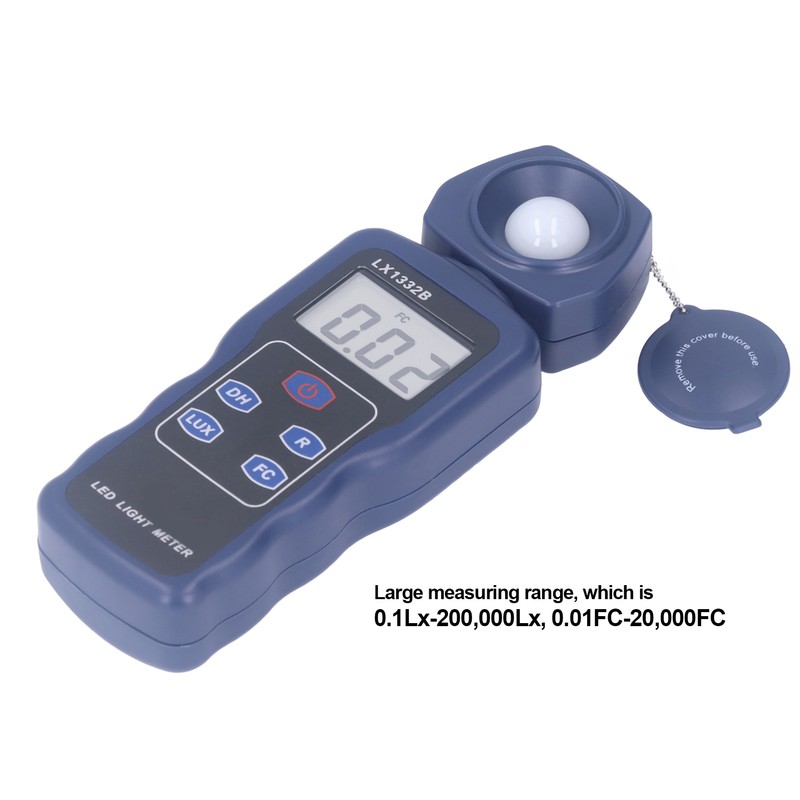Illumination Photometer Digital Brightness Tester High Accuracy Light Detector Illuminance