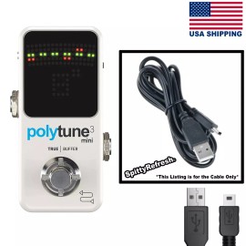 Unbranded Electronic PolyTune 3 Mini Polyphonic USB Power Cable Transfer Cord Replacement
