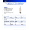 Feit Electric Candelabra LED Light Bulbs, Dimmable, 40W Equivalent, E12