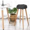 baibu Set of 2 Stool Covers Round, Super Soft Round